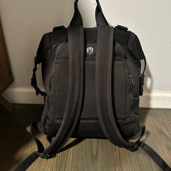 DAGNE DOVER Black UNISEX Backpack DIAPER BAG ONYX - Picture 4 of 5